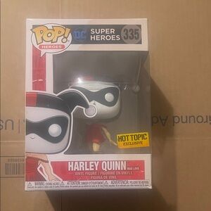 DC Pop Heroes Harley Quinn Figure - Red and Black